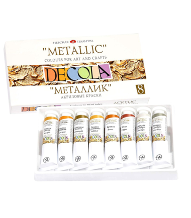 Decola Acrylic Colors Metallic